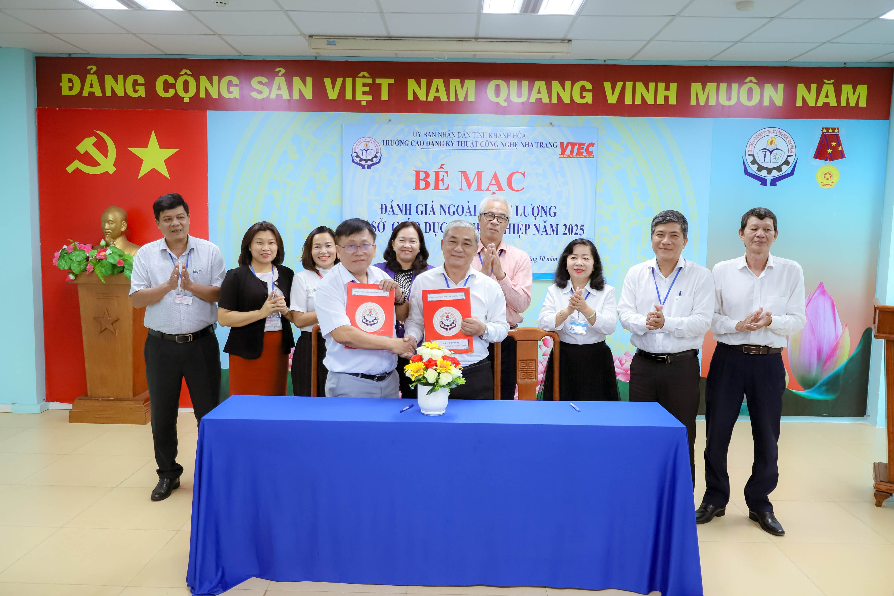BẾ MẠC ĐÁNH GIÁ NGOÀI CHẤT LƯỢNG  CƠ SỞ GIÁO DỤC NGHỀ NGHIỆP NĂM 2025