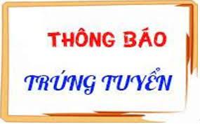 Quyết định trúng tuyển 2025